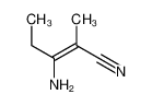 3-amino-2-methylpent-2-enenitrile 14904-46-2