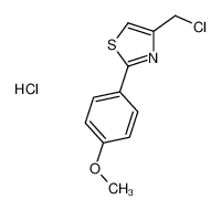 4-(chloromethyl)-2-(4-methoxyphenyl)-1,3-thiazole,hydrochloride 23421-57-0