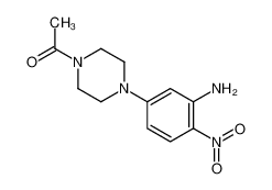 1-[4-(3-amino-4-nitrophenyl)piperazin-1-yl]ethanone 111861-03-1
