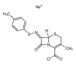 73707-50-3 structure, C15H13N2NaO3S2
