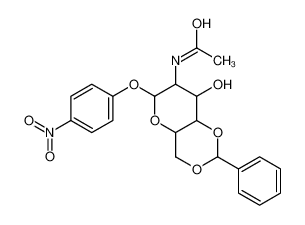 N-[8-hydroxy-6-(4-nitrophenoxy)-2-phenyl-4,4a,6,7,8,8a-hexahydropyrano[3,2-d][1,3]dioxin-7-yl]acetamide 144407-84-1