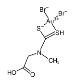 850219-07-7 [Au(N-methylglycinedithiocarbamate)Br2]