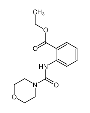 ethyl 2-[(morpholinocarbonyl)amino]benzoate 21282-63-3