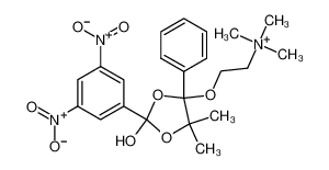 2-[[2-(3,5-dinitrophenyl)-2-hydroxy-5,5-dimethyl-4-phenyl-1,3-dioxolan-4-yl]oxy]ethyl-trimethylazanium