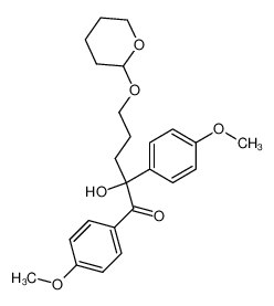343795-35-7 2-hydroxy-1,2-bis(4-methoxyphenyl)-5-((tetrahydro-2H-pyran-2-yl)oxy)pentan-1-one