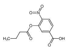 3-(butyryloxy)-4-nitrobenzoic acid 115162-21-5