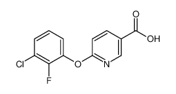 6-(3-chloro-2-fluorophenoxy)pyridine-3-carboxylic acid 1245643-50-8