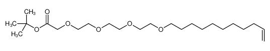 tert-butyl 2-[2-[2-(2-undec-10-enoxyethoxy)ethoxy]ethoxy]acetate 716339-43-4