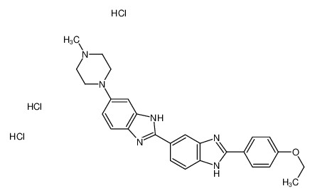 2'-(4-乙氧基苯基)-5-(4-甲基-1-哌嗪基)-2,5'-联-1H-苯并咪唑三盐酸盐