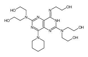 2,2',2'',2'''-[[4-[(2-羟基乙基)氨基]-8-(1-哌啶基)嘧啶并[5,4-d]嘧啶-2,6-二基]二次氮基]四乙醇