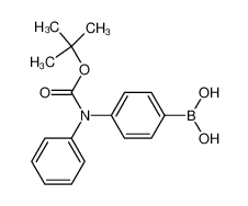 4-(t-叔丁氧羰基-(苯基)氨基)苯硼酸