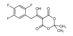 5-[1-hydroxy-2-(2,4,5-trifluorophenyl)ethylidene]-2,2-dimethyl-1,3-dioxane-4,6-dione 98%