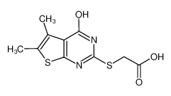 (4-羟基-5,6-二甲基噻吩并[2,3-d]嘧啶-2-基磺酰基)-乙酸