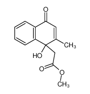 methyl 2-(1-hydroxy-2-methyl-4-oxonaphthalen-1-yl)acetate 83553-02-0
