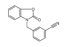 3-[(2-oxo-1,3-benzoxazol-3-yl)methyl]benzonitrile 175277-77-7