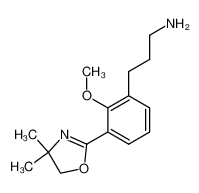 3-(3-(4,4-dimethyl-4,5-dihydrooxazol-2-yl)-2-methoxyphenyl)propan-1-amine 75934-08-6