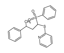 133616-28-1 2-((3-phenyl-1-(phenylsulfonyl)butyl)thio)pyridine
