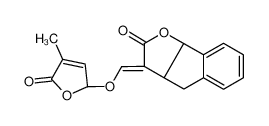 (3E,3aR,8bS)-3-[[(2S)-4-甲基-5-氧代-2H-呋喃-2-基]氧基亚甲基]-4,8b-二氢-3aH-茚并[2,1-d]呋喃-2-酮