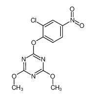 2-(2-chloro-4-nitrophenoxy)-4,6-dimethoxy-1,3,5-triazine 163685-03-8