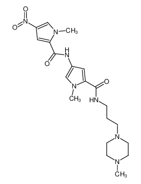 N-(3-[4-methylpiperazin-1-yl]propyl)-4-nitro-(4-(1-methylpyrrole-2-carboxamido)-1-methylpyrrole-2-carboxamide