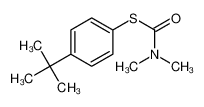 S-(4-tert-butylphenyl) N,N-dimethylcarbamothioate 13511-96-1