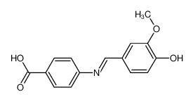 140140-17-6 4-hydroxy-3-methoxyphenylmethylene(4-carboxyphenyl)amine