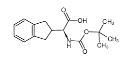 (2S)-2-(2,3-dihydro-1H-inden-2-yl)-2-[(2-methylpropan-2-yl)oxycarbonylamino]acetic acid 181227-47-4