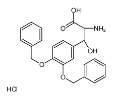 (2S,3S)-2-amino-3-[3,4-bis(phenylmethoxy)phenyl]-3-hydroxypropanoic acid,hydrochloride 73594-44-2