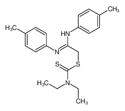 [2-(4-methylanilino)-2-(4-methylphenyl)iminoethyl] N,N-diethylcarbamodithioate 105858-90-0