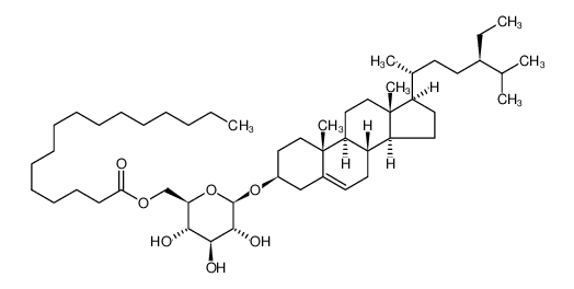 Sitoindoside I; (6'-O-棕榈酰基)-3beta-D-吡喃葡萄糖基谷甾醇