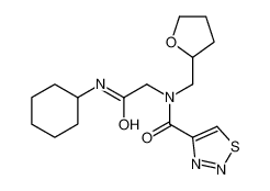 N-[2-(Cyclohexylamino)-2-oxoethyl]-N-(tetrahydro-2-furanylmethyl) -1,2,3-thiadiazole-4-carboxamide