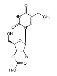 5-ethyl-3'-O-acetyl-2'-bromo-2'-deoxyuridine 190518-59-3