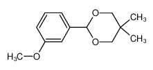 2-(3-methoxyphenyl)-5,5-dimethyl-1,3-dioxane 1175098-13-1