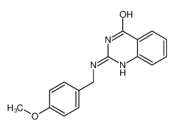 2-[(4-methoxyphenyl)methylamino]-1H-quinazolin-4-one 61741-42-2