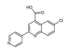 6-Chloro-2-pyridin-4-ylquinoline-4-carboxylic acid 669708-95-6