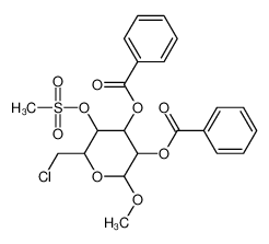 [5-benzoyloxy-2-(chloromethyl)-6-methoxy-3-methylsulfonyloxyoxan-4-yl] benzoate