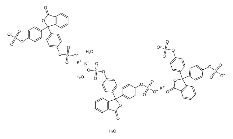 Phenolphthalein disulfate tripotassium salt trihydrate 62625-16-5