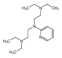 N'-[2-(diethylamino)ethyl]-N,N-diethyl-N'-pyridin-2-ylethane-1,2-diamine 23826-83-7