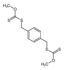 O-methyl [4-(methoxycarbothioylsulfanylmethyl)phenyl]methylsulfanylmethanethioate 73771-65-0