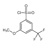 3-methoxy-5-(trifluoromethyl)benzenesulfonyl chloride 1146355-33-0