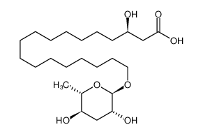 (R)-18-(((2R,3R,5R,6S)-3,5-dihydroxy-6-methyltetrahydro-2H-pyran-2-yl)oxy)-3-hydroxyoctadecanoic acid