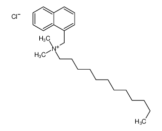 dodecyl-dimethyl-(naphthalen-1-ylmethyl)azanium,chloride 1733-96-6