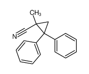 1-methyl-2,2-diphenylcyclopropane-1-carbonitrile 56701-20-3