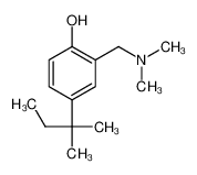 2-[(dimethylamino)methyl]-4-(2-methylbutan-2-yl)phenol 5414-74-4