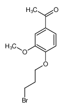 1-[4-(3-bromopropoxy)-3-methoxyphenyl]ethanone 3245-49-6