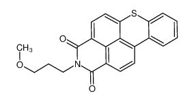 2-(3-Methoxypropyl)-1H-benzo[3,4]isothiochromeno[7,8,1-def]isoqui noline-1,3(2H)-dione 14121-47-2