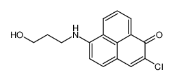 2-chloro-6-(3-hydroxypropylamino)phenalen-1-one 113722-81-9