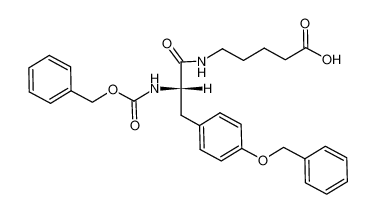 5-(benzyloxycarbonyl-O-benzyl-L-tyrosyl)aminovaleric acid 80977-28-2