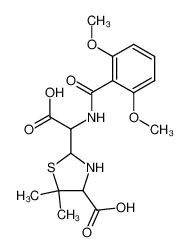 68728-51-8 structure, C17H22N2O7S