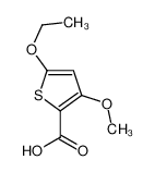 5-ethoxy-3-methoxythiophene-2-carboxylic acid 95202-08-7